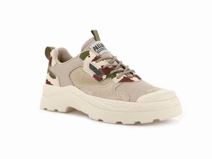 Palladium Női Tornacipő - Pallakix 90 Low Camo Bézs | 289SGJMVA